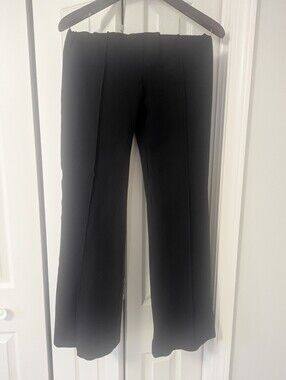 Spanx Black Flared-Leg Dress Pants. Medium